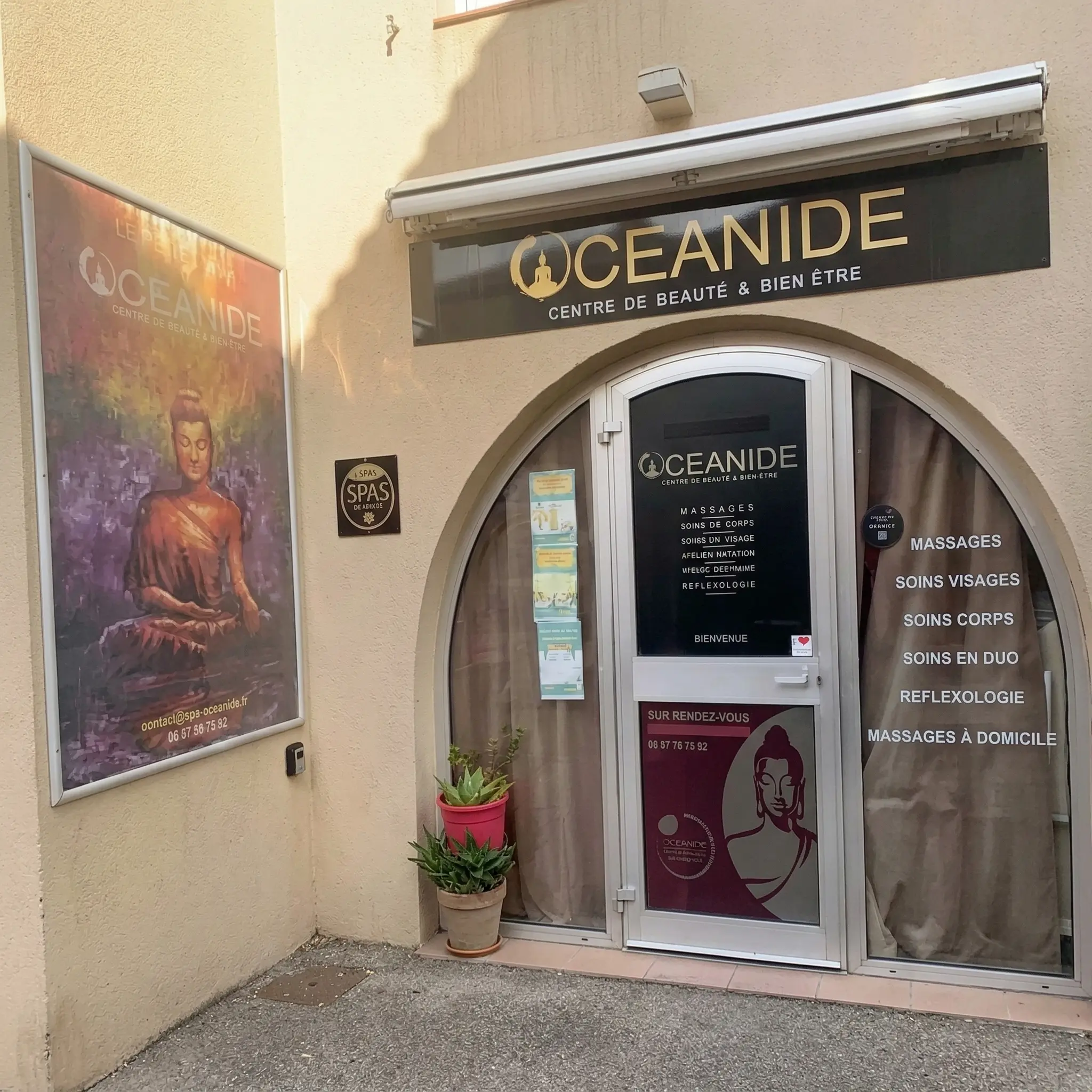 L'atmosphère apaisante du Spa Océanide